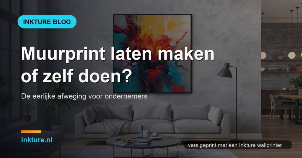 Muurprint laten maken of zelf doen? Zo maak je de juiste keuze